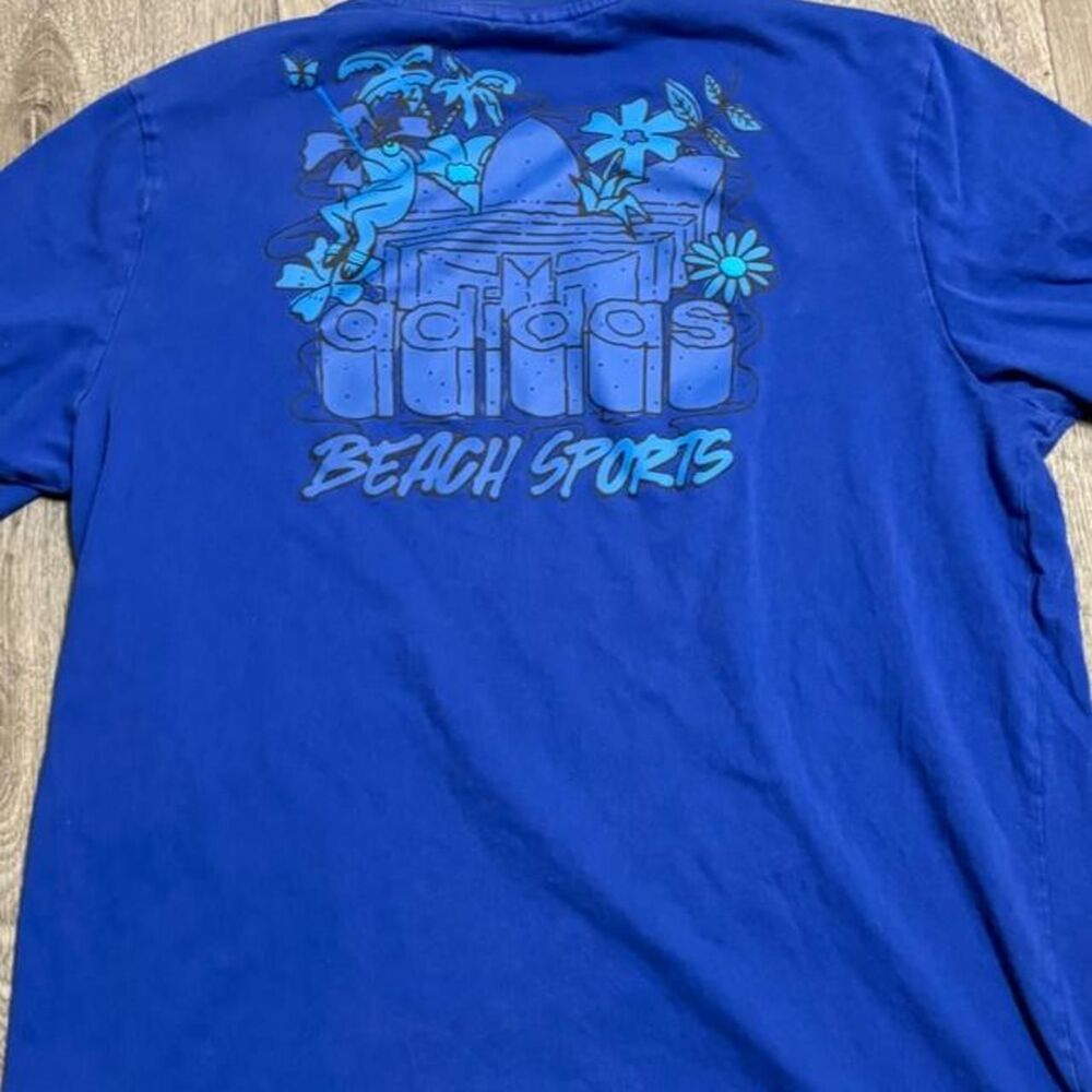 Adidas Men's Blue T-shirt
